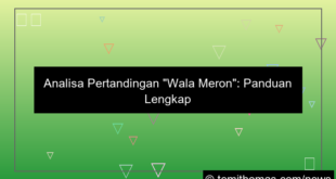 wala meron analisa lengkap pertandingan