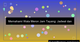 desain wala meron jam tayang