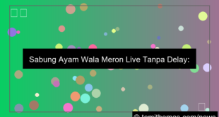 ilustrasi wala meron live no delay