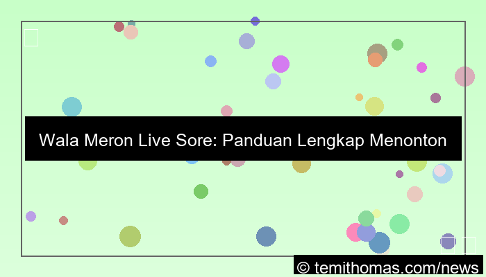 wala meron live sore