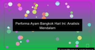 wala meron performa bangkok hari ini