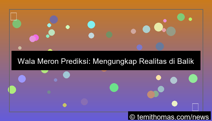 wala meron prediksi