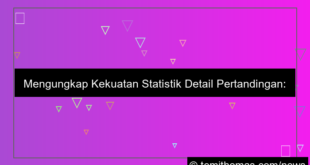 ilustrasi wala meron statistik detail pertandingan