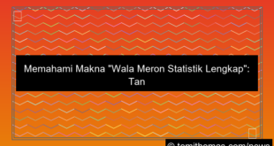 wala meron statistik lengkap