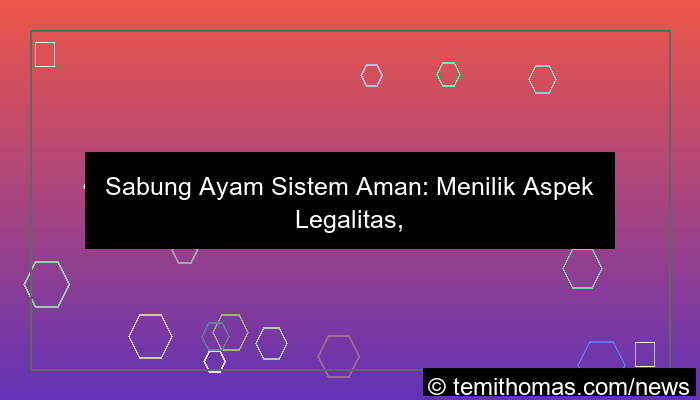 sabung ayam sistem aman
