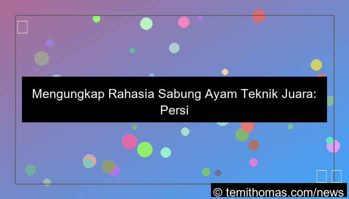 gambar sabung ayam teknik juara