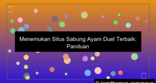 situs sabung ayam duel terbaik