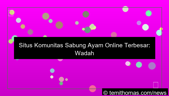 grafik situs sabung ayam komunitas terbesar