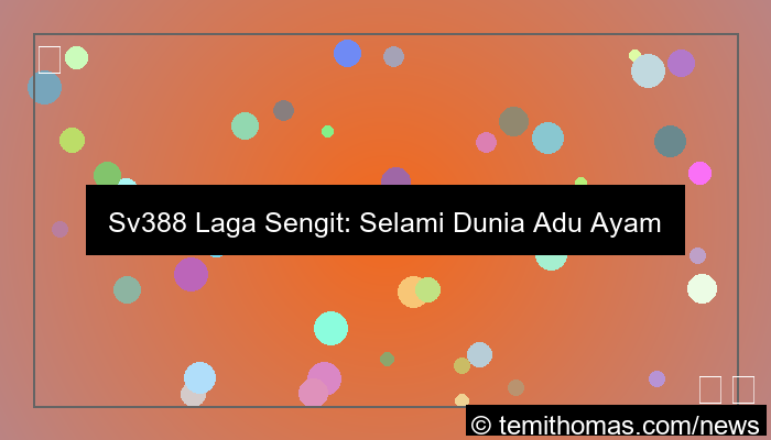gambar sv388 laga sengit