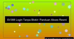 sv388 login tanpa blokir