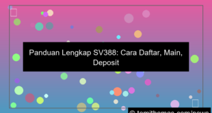 grafik sv388 tutorial lengkap