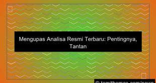 wala meron analisa resmi terbaru