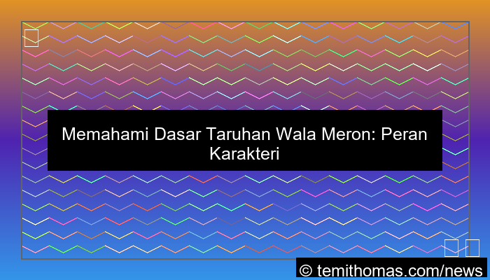 wala meron dasar taruhan warna