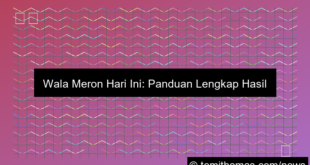 wala meron hasil resmi hari ini