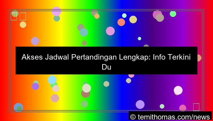 ilustrasi wala meron jadwal pertandingan lengkap