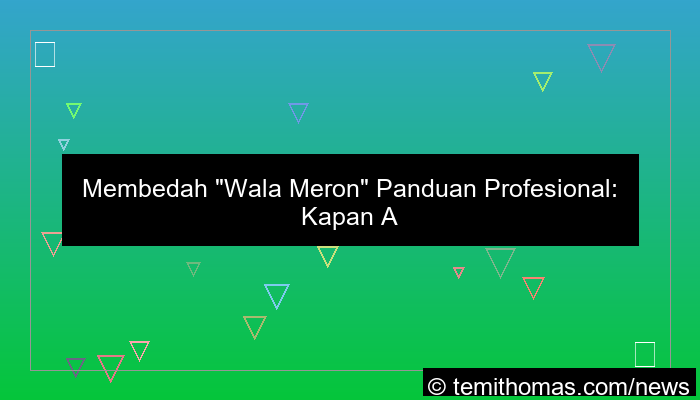 ilustrasi wala meron panduan profesional