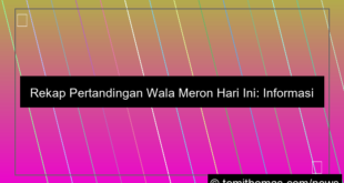 wala meron rekap pertandingan hari ini
